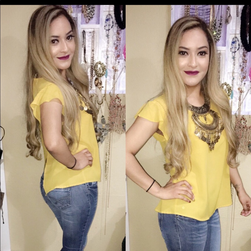 Mustard Blouse
